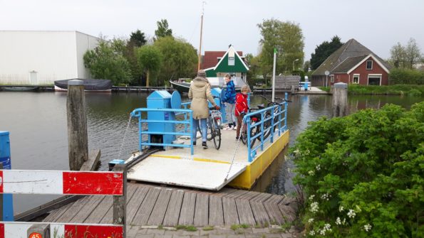 Zaan mit dem Fahrrad